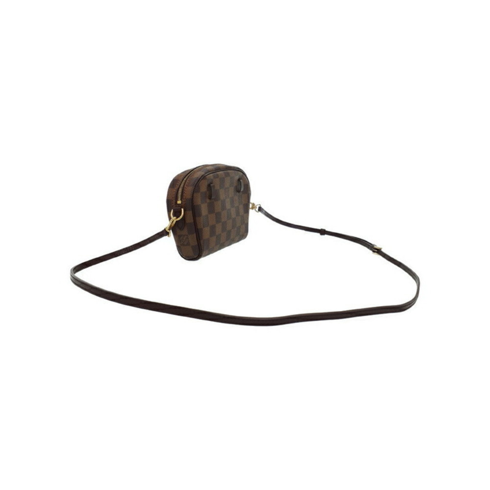 Louis Vuitton Bag Damier Shoulder Ipanema Brown Ebene Pochette